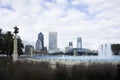 Jacksonville Skyline in Florida Royalty Free Stock Photo