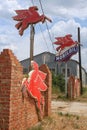 Jacksonville, TX: Vintage Mobil Oil Sign at abandoned bulk oil station in Jacksonville, TX