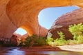 Jacob Hamblin Arch in Coyote Gulch Royalty Free Stock Photo