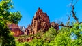 Jacob Peak in Zion National Park in Utah, USA Royalty Free Stock Photo