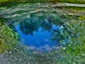 Jacob\'s Well Natural Area in Wimberley Texas Royalty Free Stock Photo