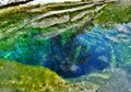 Jacob\'s Well Natural Area in Wimberley Texas Royalty Free Stock Photo