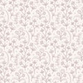 Jacobean floral pattern, meadow flowers background