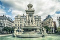 Jacobins square and beautiful fountain