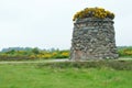 Jacobite Memorial Cairn on Culloden Moor Royalty Free Stock Photo