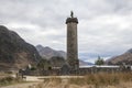 The Jacobite Monument Glenfinnan Scotland Royalty Free Stock Photo