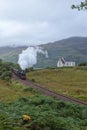 The Jacobite steam travells through Scottish Highland