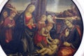 Jacopo del Sellaio: The Birth of Jesus Royalty Free Stock Photo