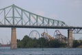 Rollercoaster Jacques cartier bridge Montreal