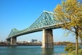 Jacques Cartier bridge in Montreal in Canada Royalty Free Stock Photo