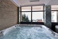 Jacuzzi bath in hotel spa center Royalty Free Stock Photo