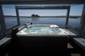 Jacuzzi by the beach.