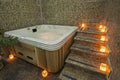 Jacuzzi in a health spa Royalty Free Stock Photo