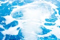 Jacuzzi swimming pool with bubbles blue water for massage and spa Royalty Free Stock Photo