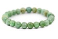 Jade bracelet isolated on white