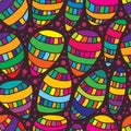 Jade colorful seamless pattern