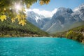 Jade Dragon Snow Mountain, Lijiang, Yunnan, China. Royalty Free Stock Photo