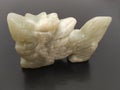 Jade fugurine statue dragon Chinese craft