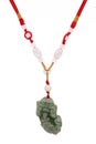 Jade pendant Royalty Free Stock Photo