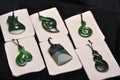 Jade pendants Royalty Free Stock Photo