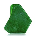 Jadeite (Jade) gemstone Royalty Free Stock Photo
