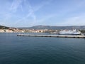Jadrolinija ferry in the harbor of Split