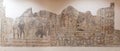 Jaen, Spain - June 18, 2020: Old mosaic in The Museo Ibero Iberian Museum. Located in Jaen city and is dedicated to the