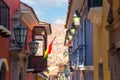 Jaen Street in La Paz, Bolivia Royalty Free Stock Photo