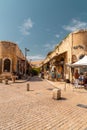 View from the historic streets of Jaffa, Israel