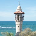 Jaffa minaret of Al-Bahr Mosque 2010 Royalty Free Stock Photo