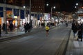 Jaffa Street in central Jerusalem is free of cars