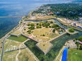 Jaffna Fort, built by the Portuguese near Karaiyur, Jaffna, Sri Lanka. Fortress of Our Lady of Miracles of Jafanapatao.