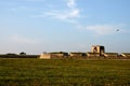 Sections of wall and guard house at Jaffna Fort Sri Lanka