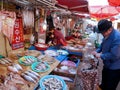 Jagalchi fish market, Busan, South Korea. Royalty Free Stock Photo