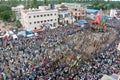 Jagannath chariot pulling at puri odisha india