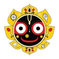 Jagannath. Indian God of the Universe.