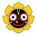 Jagannath. Indian God of the Universe. Royalty Free Stock Photo