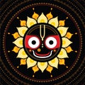 Jagannath. Indian God of the Universe. Royalty Free Stock Photo