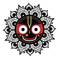 Jagannath. Indian God of the Universe.