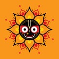 Jagannath. Indian God of the Universe.