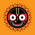 Jagannath. Indian God of the Universe.