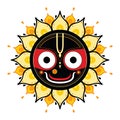 Jagannath. Indian God of the Universe.