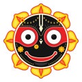 Jagannath, Indian God of the Universe Royalty Free Stock Photo