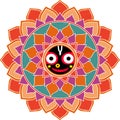 Jagannatha Mandala, Indian God Krishna, Hare Krishna Oriental Ornament