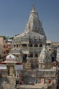 Jagdish Mandir exterior a large ornately carved Hindu Temple Devoted to Lord Vishnu