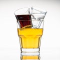 Jager bull cocktail in glass Royalty Free Stock Photo