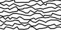Jagged black lines on white background illustration