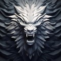 Jagged Game Of Thrones Artwork With Layered Geometry And Aggressive Digital Illustration Royalty Free Stock Photo