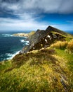 Benmore Cliffs Achill Head  County Mayo Ireland Royalty Free Stock Photo