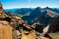 Jagged Rocks of Rocky Mountains Colorado Royalty Free Stock Photo